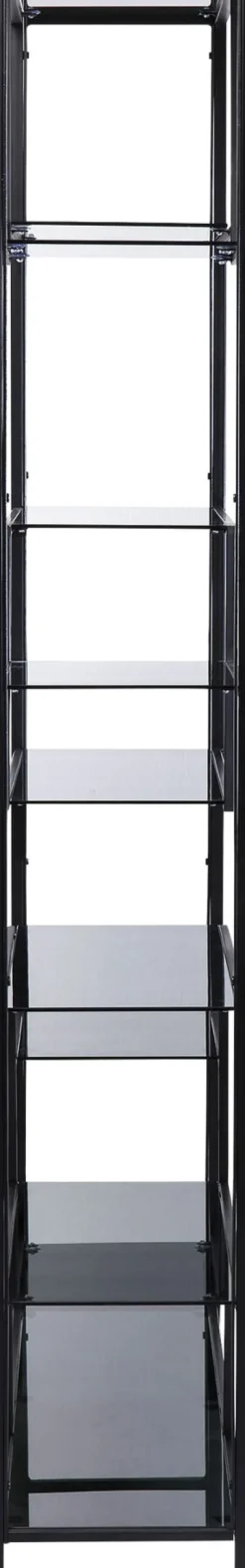 Hylla Loft - Öppen Bokylla i Svart, 195x115cm - KARE Design