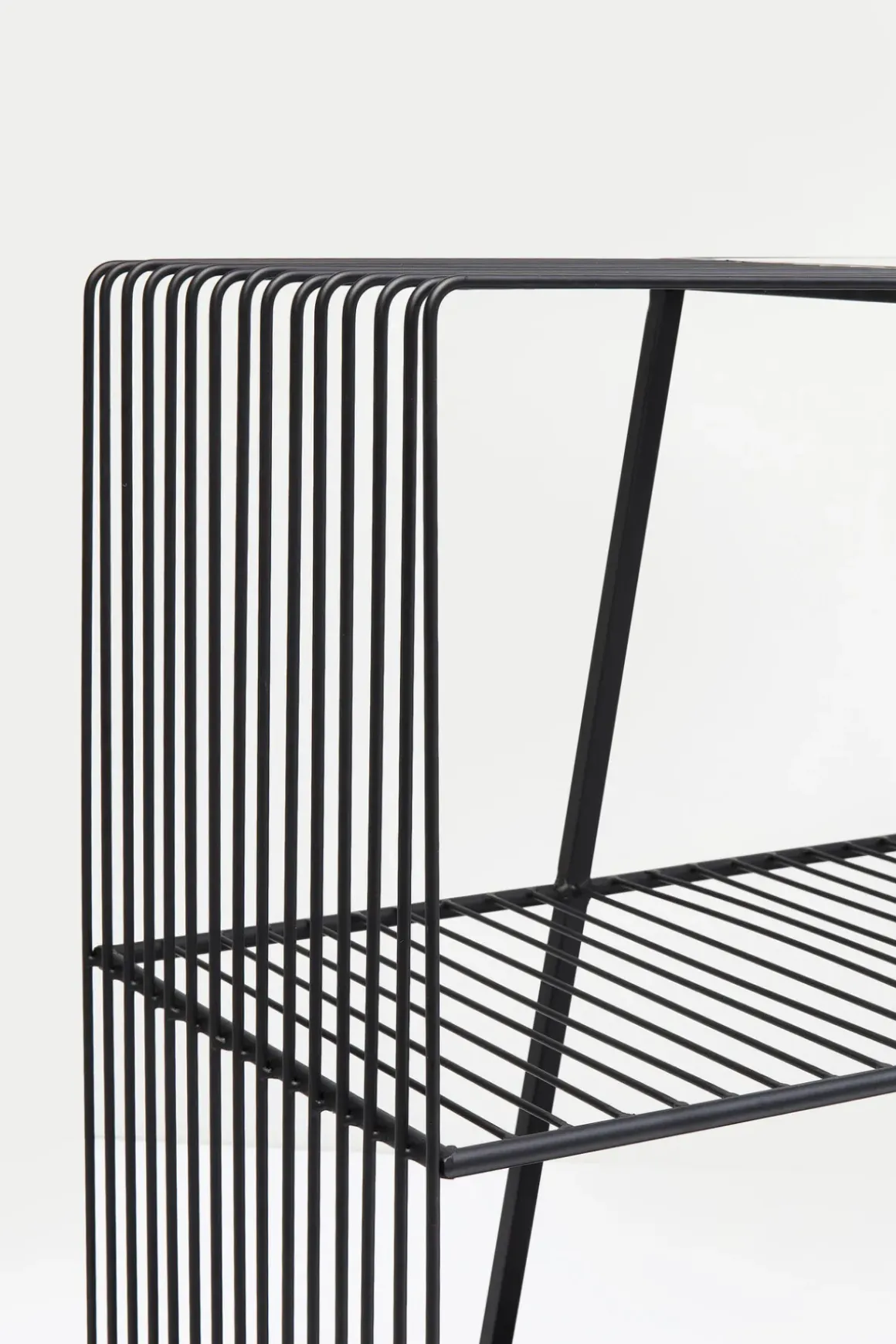 Hylla Mesh - Konsolbord i Svart Stål, 78x120cm - KARE Design