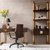 Hylla Osaka - Öppen Bokhylla, Mörkt Trä/Borstad Mässing - KARE Design