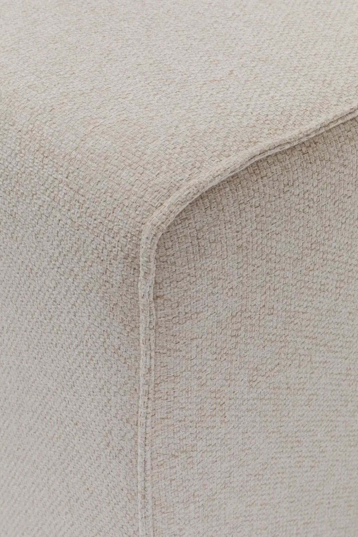 Infinity Fotpall Elements - Creme, 68x100cm - KARE Design