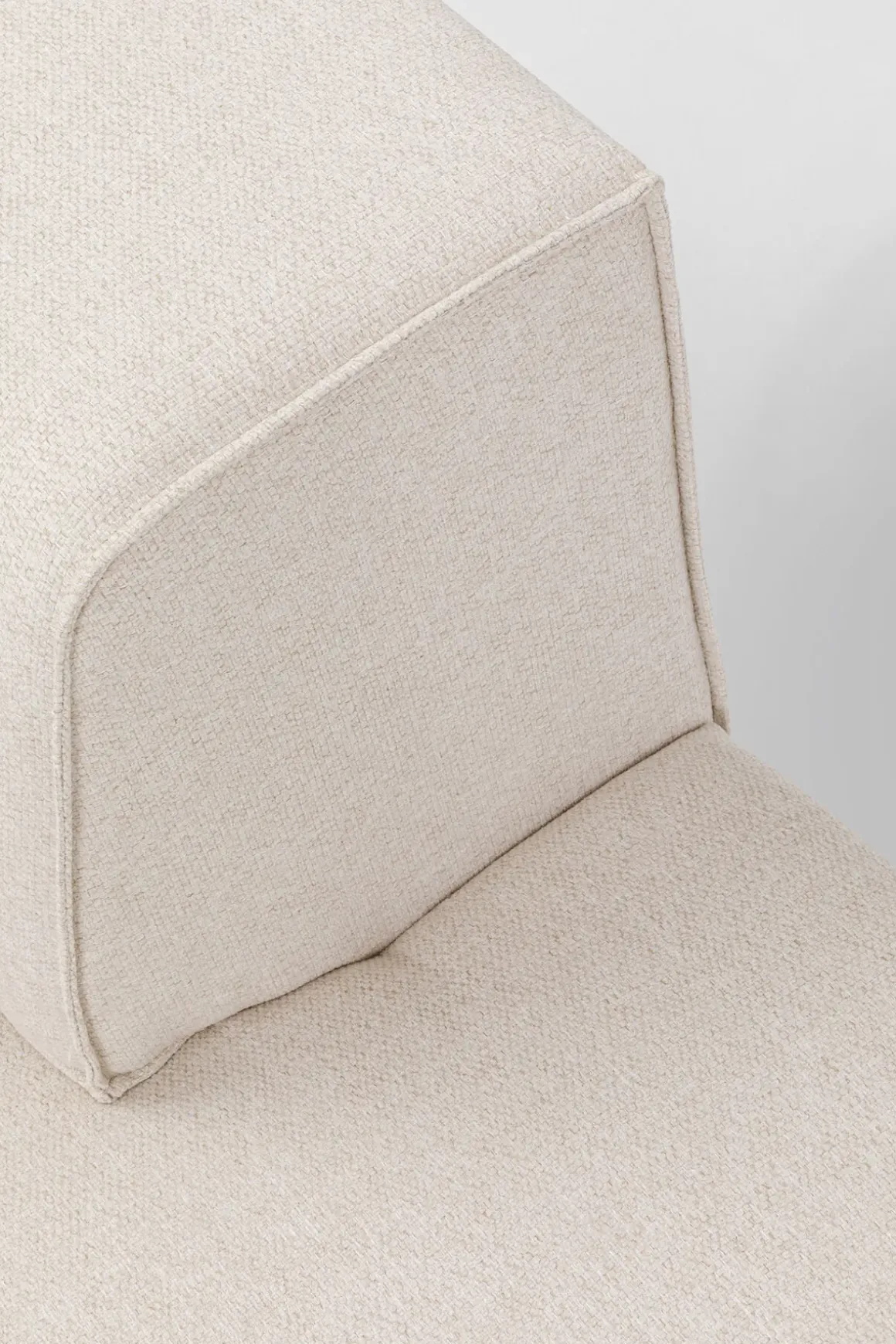 Infinity Ottoman Semi Elements - Creme Höger - KARE Design