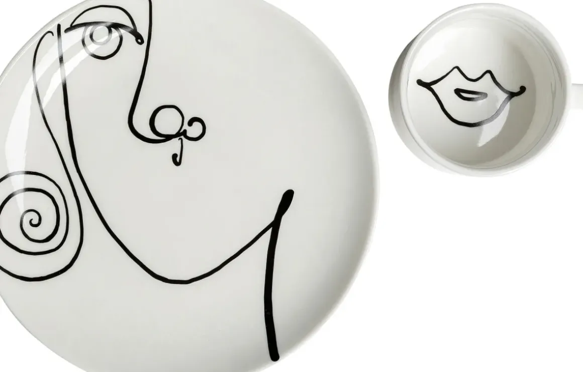 Kaffekopp Viso Donna (2 Delar) - KARE Design
