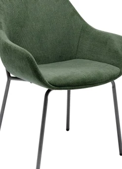 Karmstol Avignon - Grön Stol med Armstöd - KARE Design