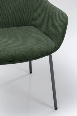 Karmstol Avignon - Grön Stol med Armstöd - KARE Design