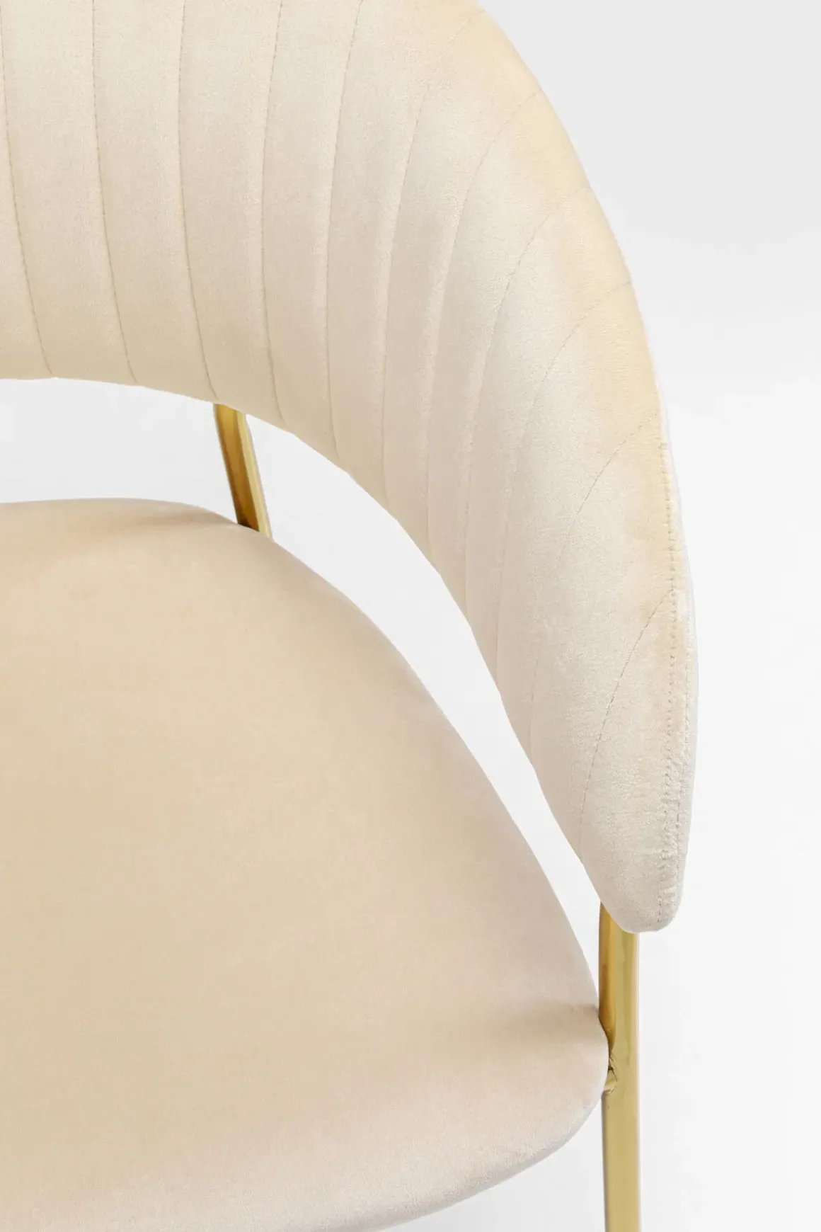 Karmstol Belle - Cremevit Stol med Armstöd, 2 Set - KARE Design