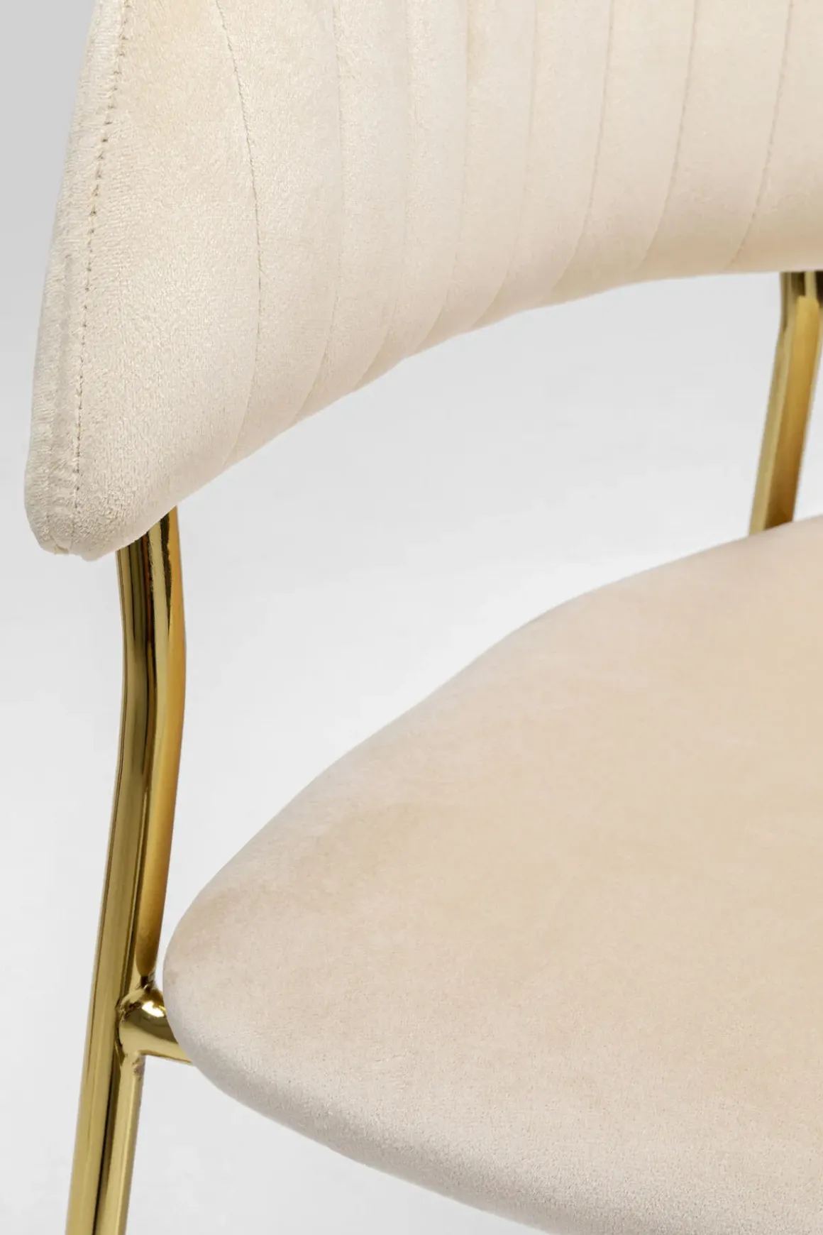 Karmstol Belle - Cremevit Stol med Armstöd, 2 Set - KARE Design