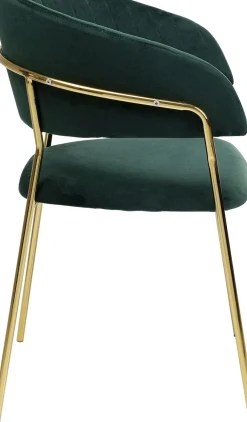 Karmstol Belle - Grön Stol med Armstöd, 2 set - KARE Design