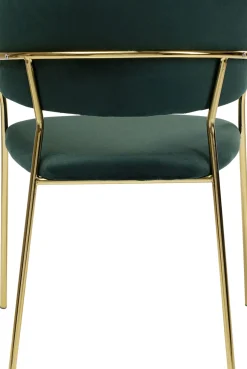 Karmstol Belle - Grön Stol med Armstöd, 2 set - KARE Design