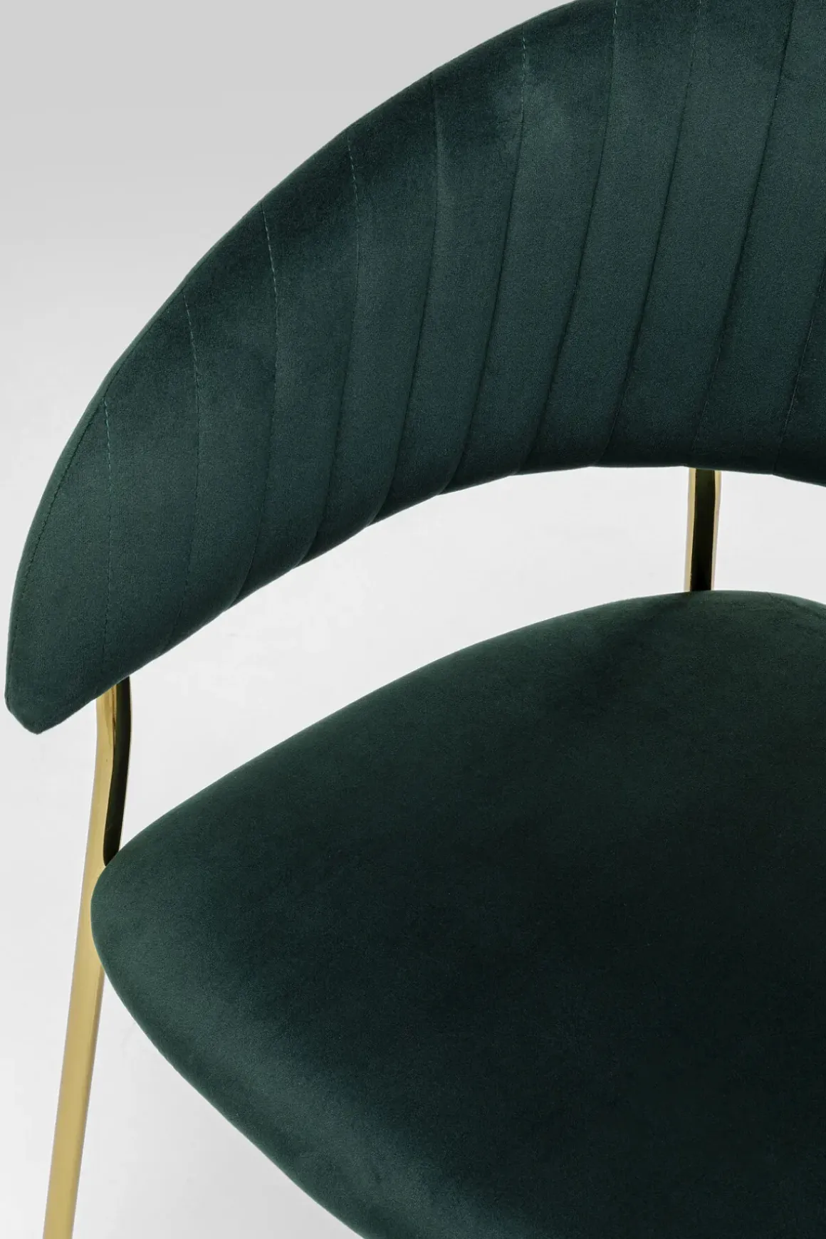 Karmstol Belle - Grön Stol med Armstöd, 2 set - KARE Design