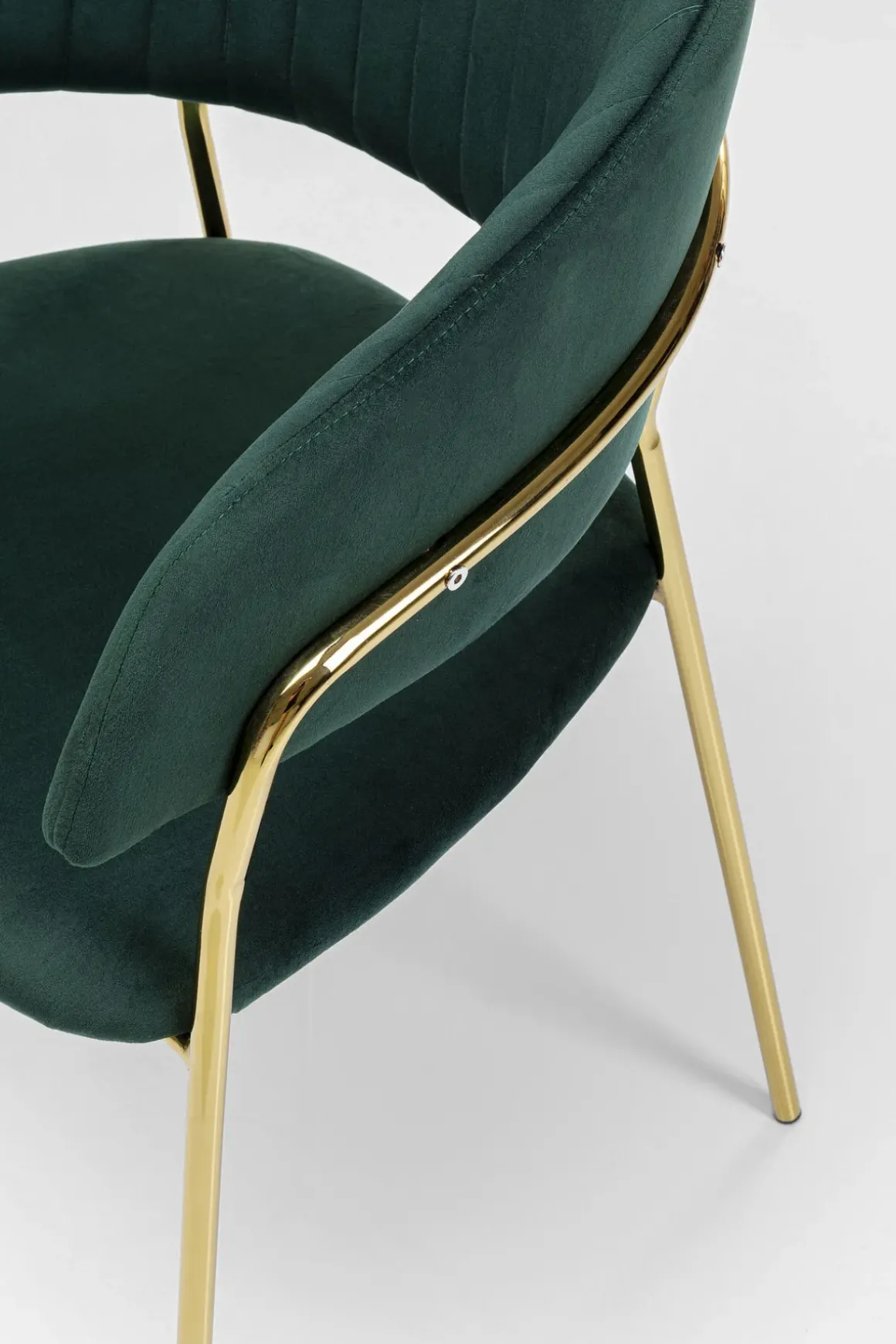 Karmstol Belle - Grön Stol med Armstöd, 2 set - KARE Design