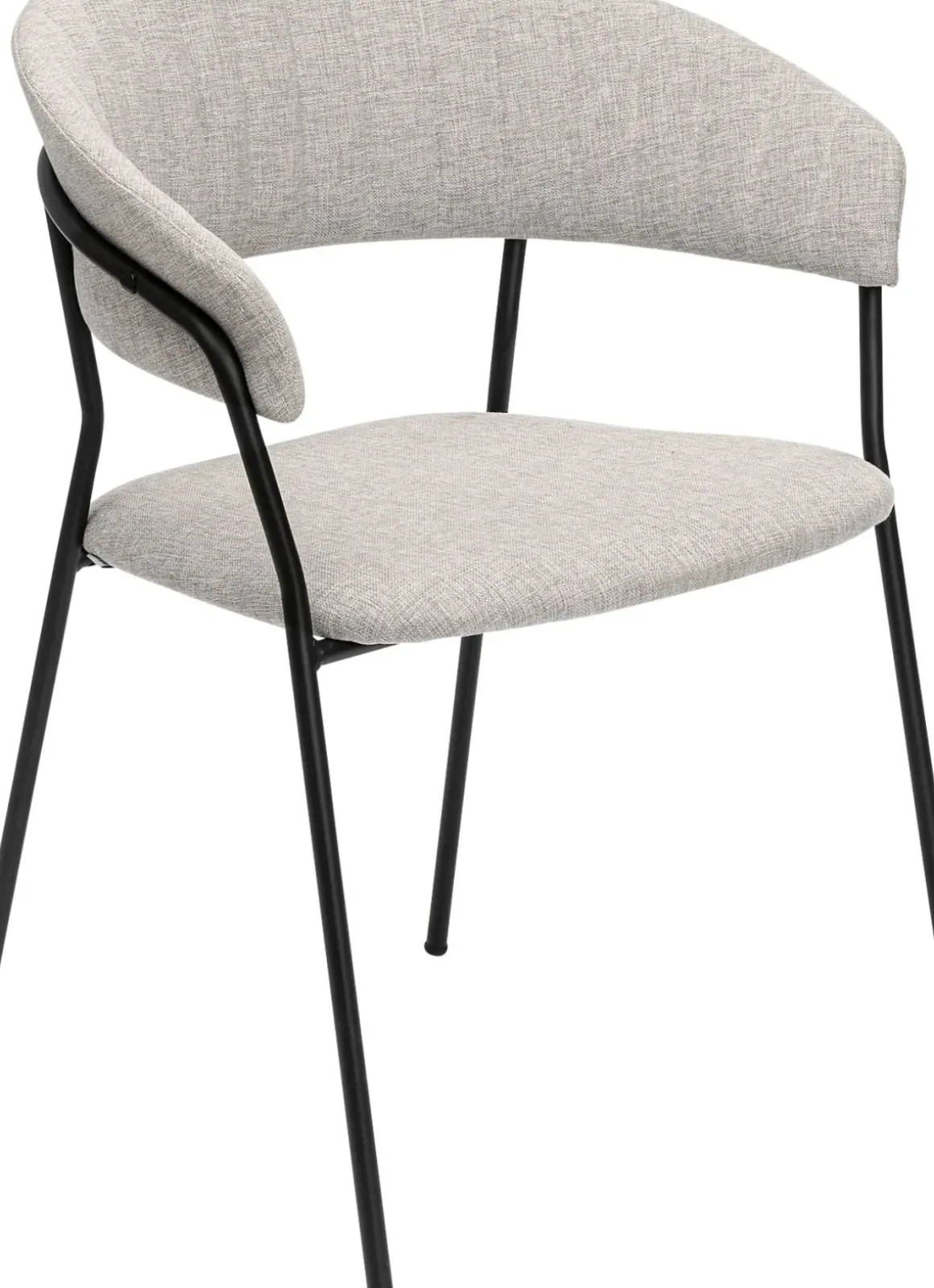 Karmstol Belle - Stol med armstöd, Beige, 2-set - KARE Design