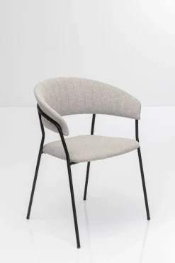 Karmstol Belle - Stol med armstöd, Beige, 2-set - KARE Design