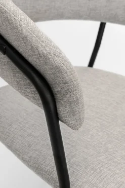 Karmstol Belle - Stol med armstöd, Beige, 2-set - KARE Design