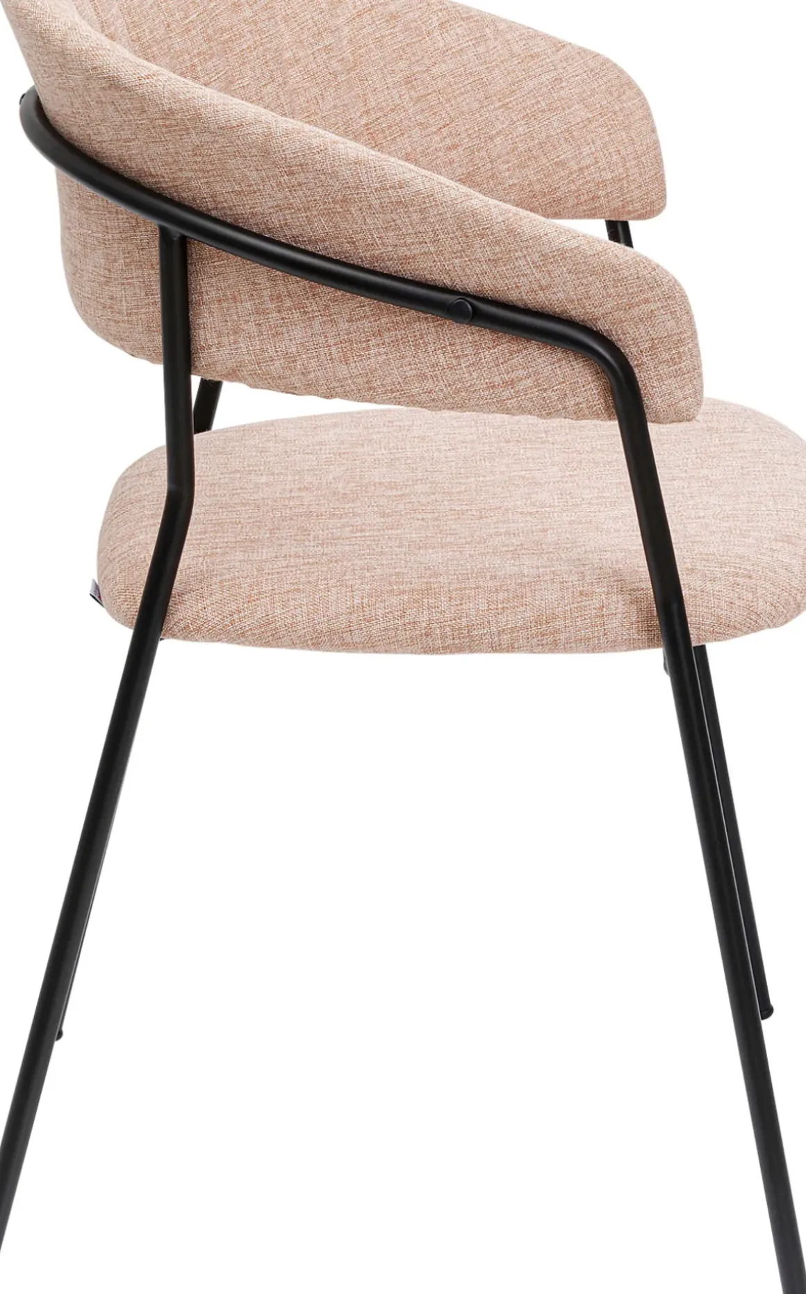 Karmstol Belle - Stol med armstöd, Puder, 2-set - KARE Design