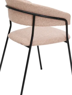 Karmstol Belle - Stol med armstöd, Puder, 2-set - KARE Design