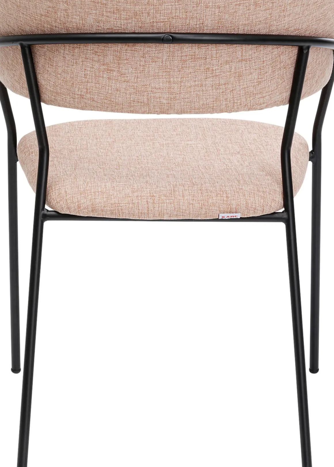 Karmstol Belle - Stol med armstöd, Puder, 2-set - KARE Design