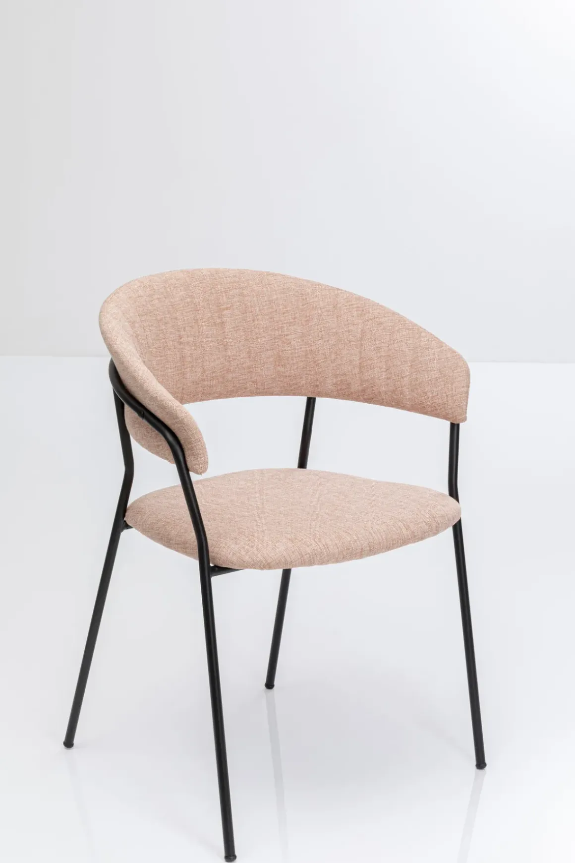 Karmstol Belle - Stol med armstöd, Puder, 2-set - KARE Design