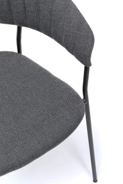 Karmstol Belle - Stol med armstöd, Mörkgrå, 2-set - KARE Design