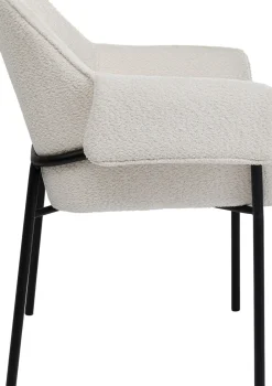 Karmstol Bess - Stol med armstöd, Off white - KARE Design