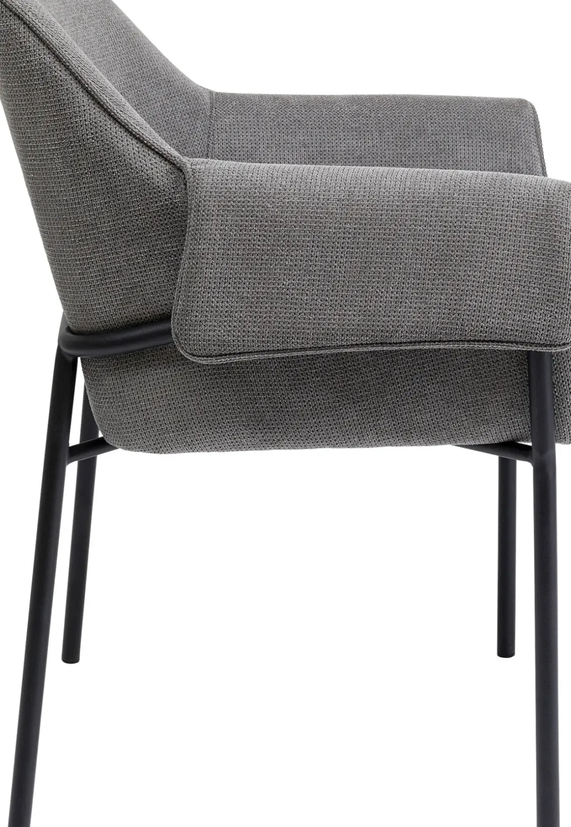 Karmstol Bess - Stol med armstöd, Grå - KARE Design