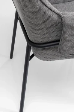 Karmstol Bess - Stol med armstöd, Grå - KARE Design