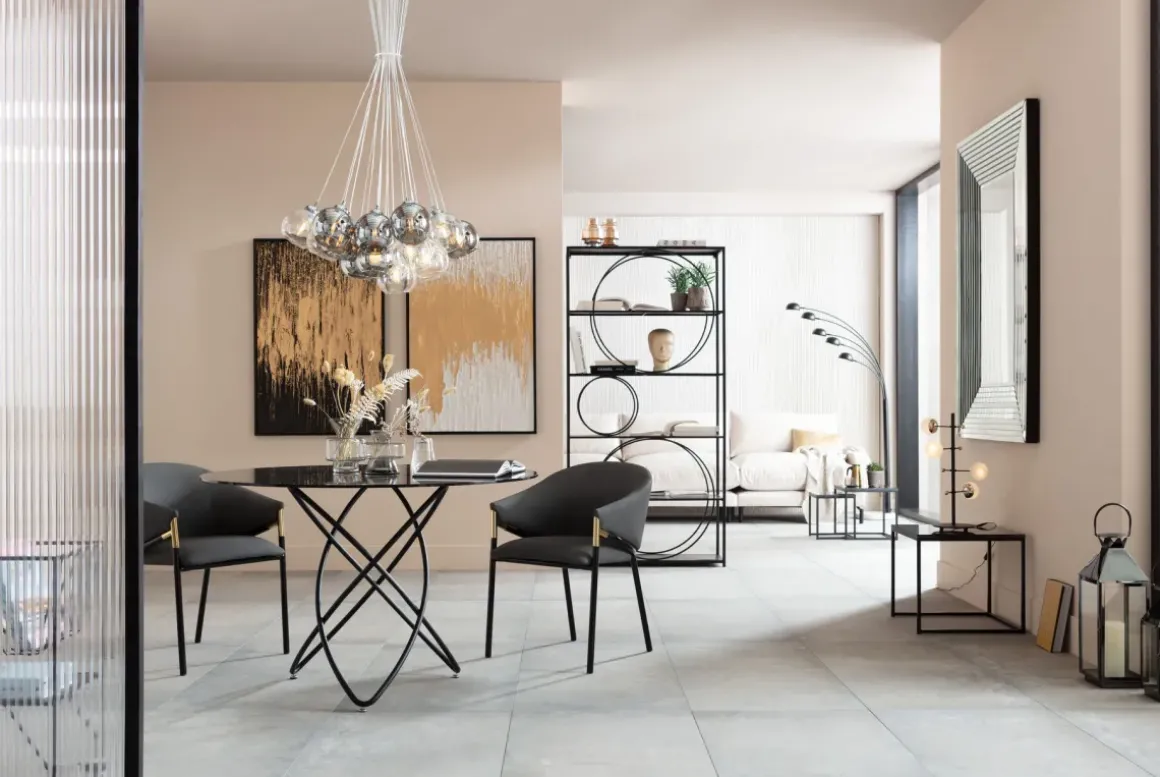 Karmstol Boulevard - Mörkgrå Stol med Armstöd - KARE Design