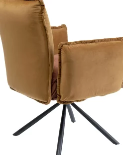 Karmstol Chelsea - Brun Stol med Armstöd - KARE Design