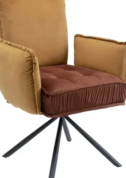 Karmstol Chelsea - Brun Stol med Armstöd - KARE Design