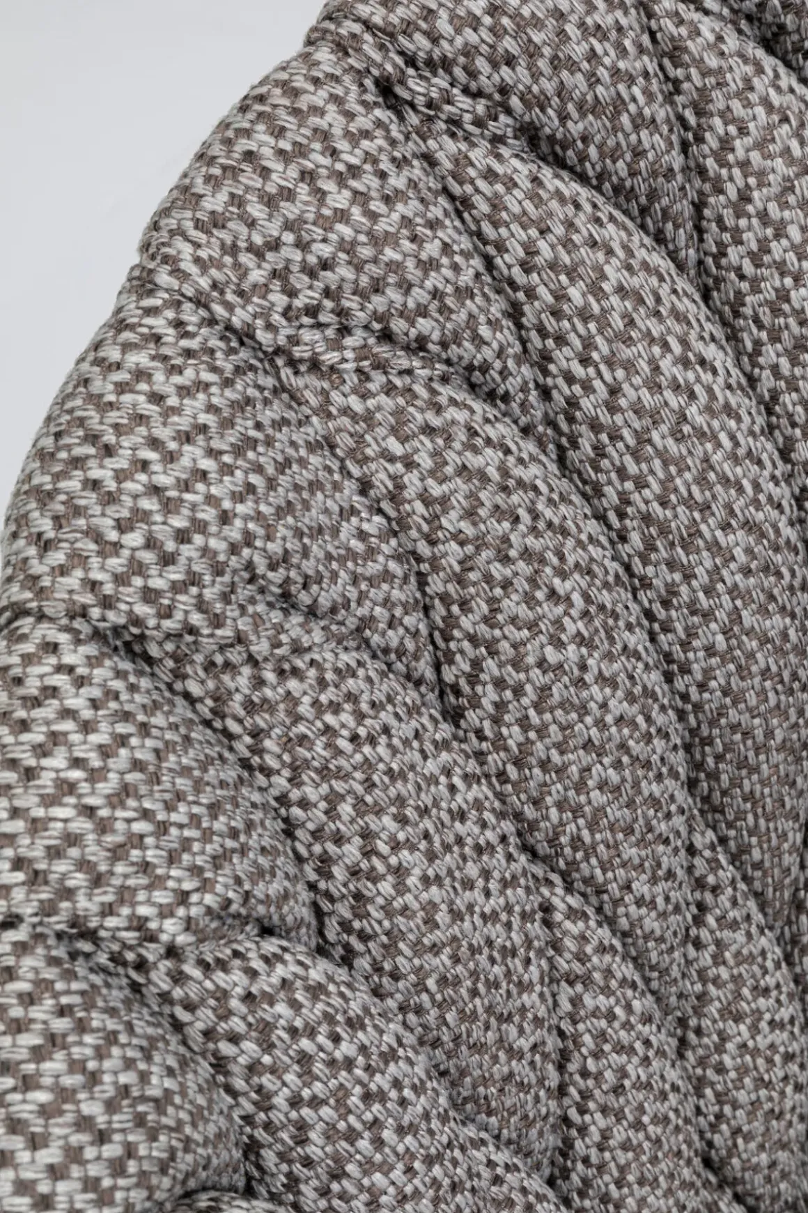 Karmstol Knot Tweed - Stol med Armstöd Greige - KARE Design