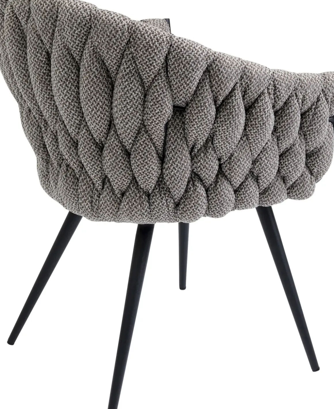 Karmstol Knot Tweed - Stol med Armstöd Greige - KARE Design
