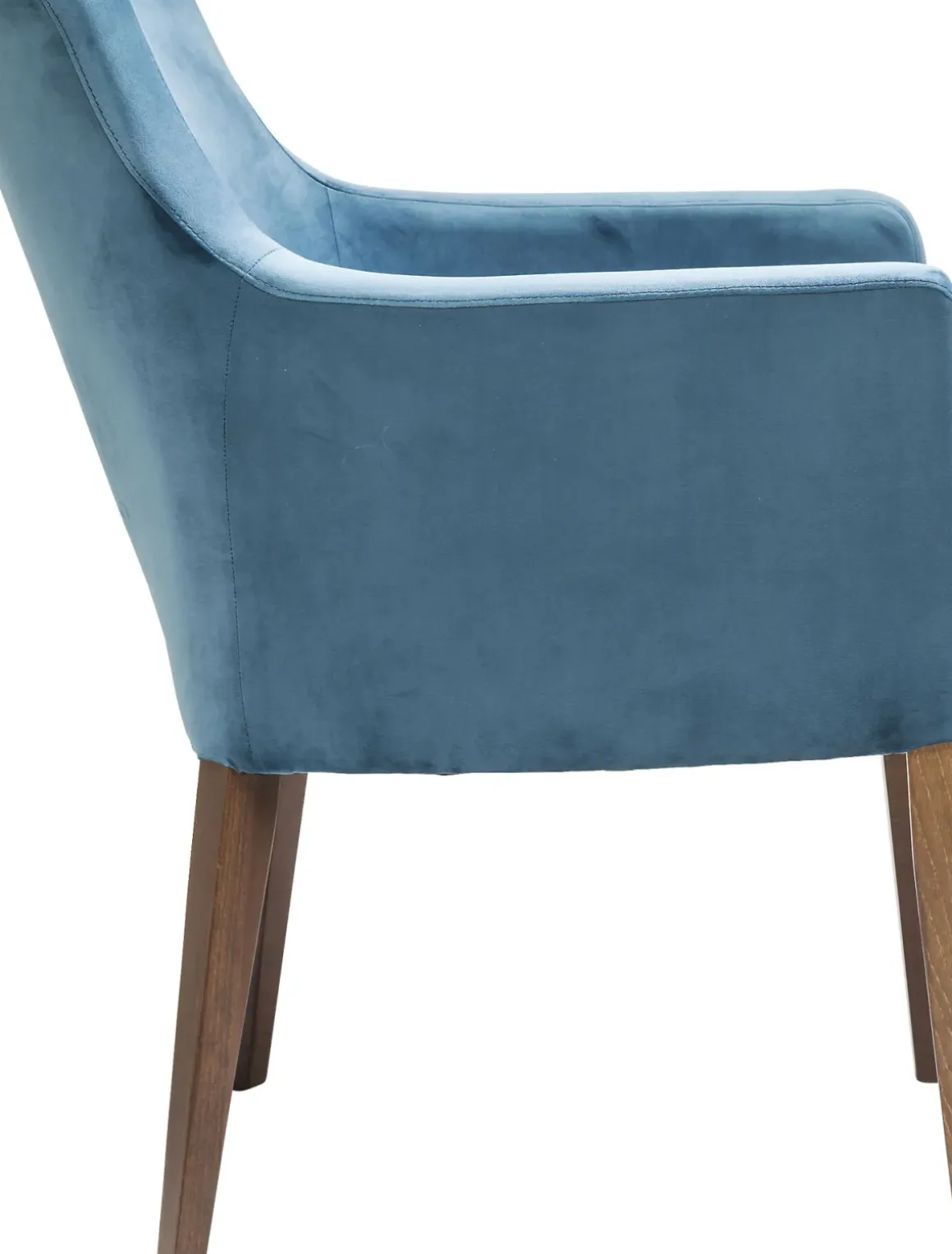 Karmstol Mode - Stol med Armstöd - Blå Sammet - KARE Design