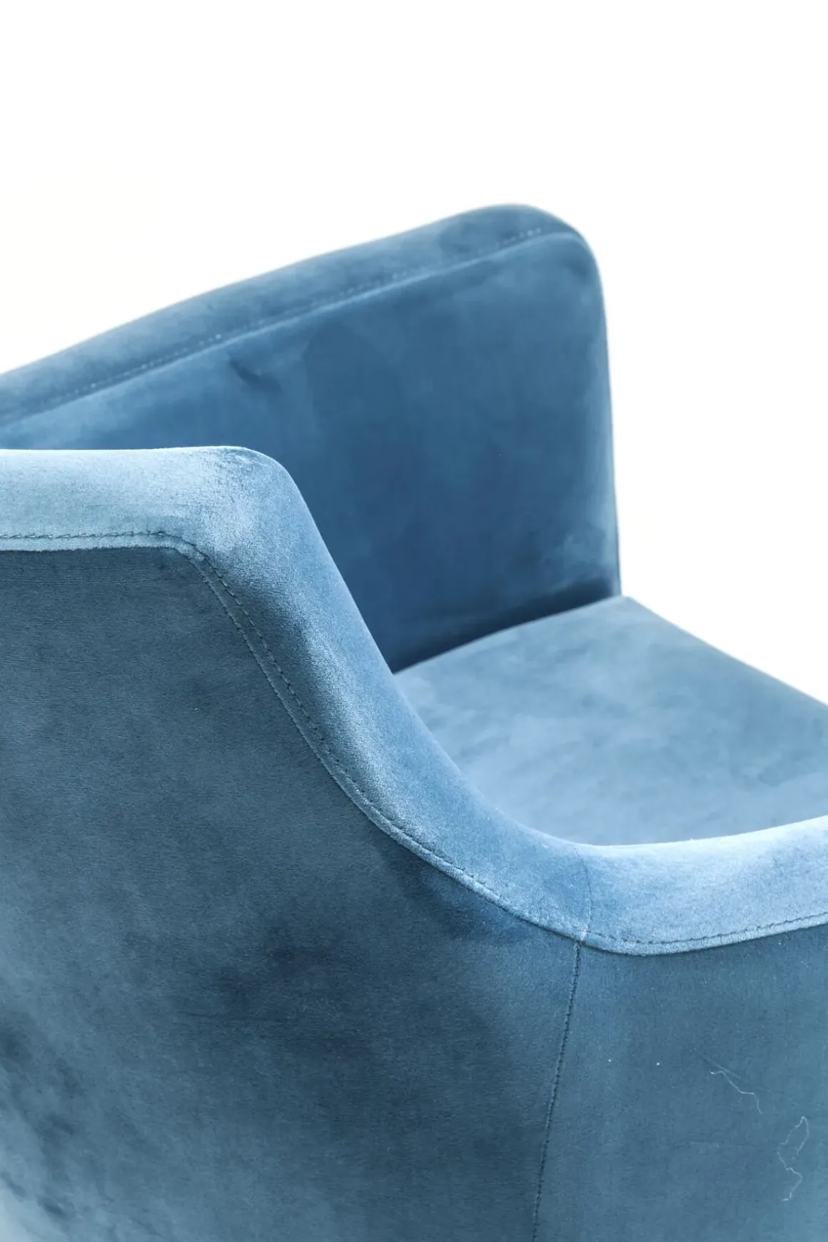 Karmstol Mode - Stol med Armstöd - Blå Sammet - KARE Design