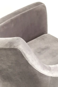 Karmstol Mode - Stol med Armstöd - Grå Sammet - KARE Design