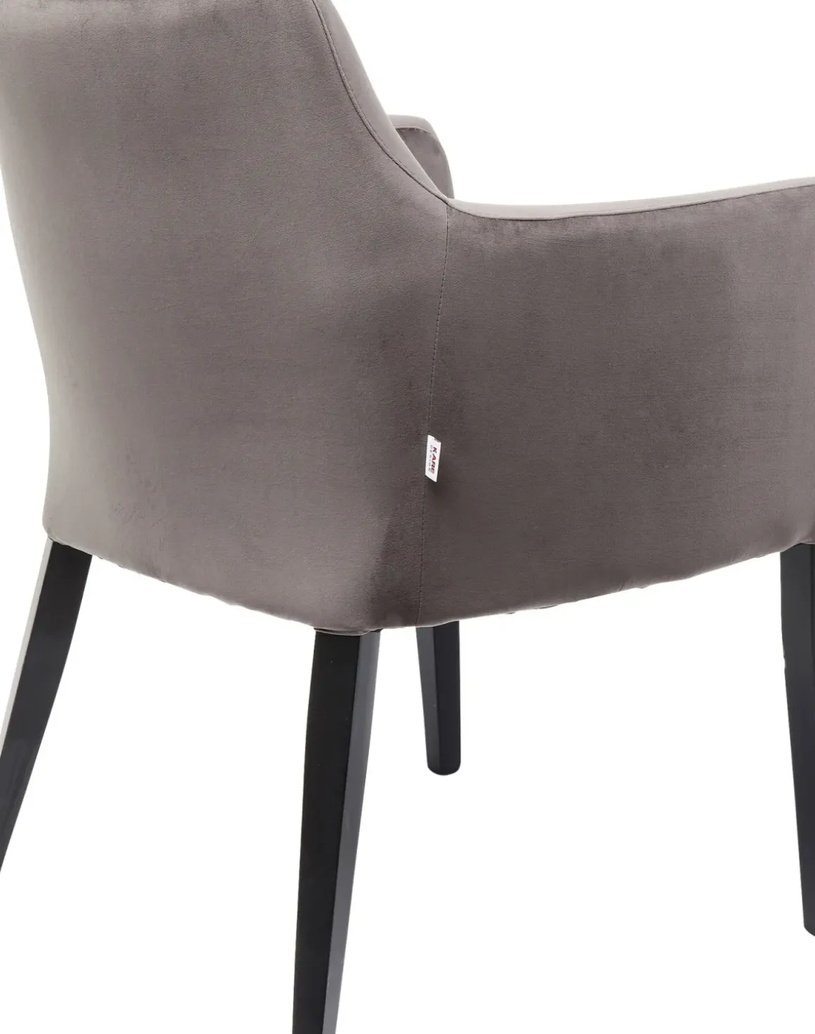 Karmstol Mode - Stol med Armstöd - Grå Sammet/Svart - KARE Design