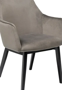 Karmstol Modino - Stol med armstöd, Grå sammet - KARE Design