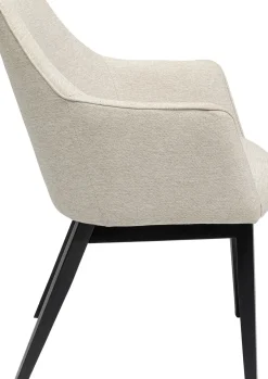Karmstol Modino - Stol med armstöd, Beige - KARE Design
