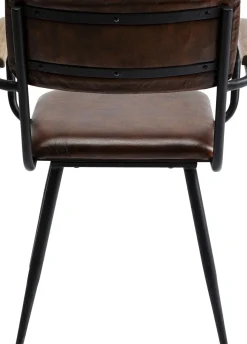 Karmstol Salsa - Brunt Läder - KARE Design
