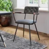 Karmstol Salsa - Grön Läder - KARE Design