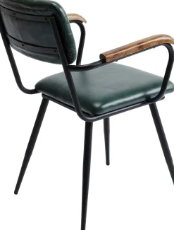 Karmstol Salsa - Grön Läder - KARE Design