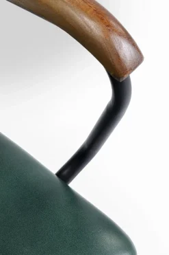 Karmstol Salsa - Grön Läder - KARE Design