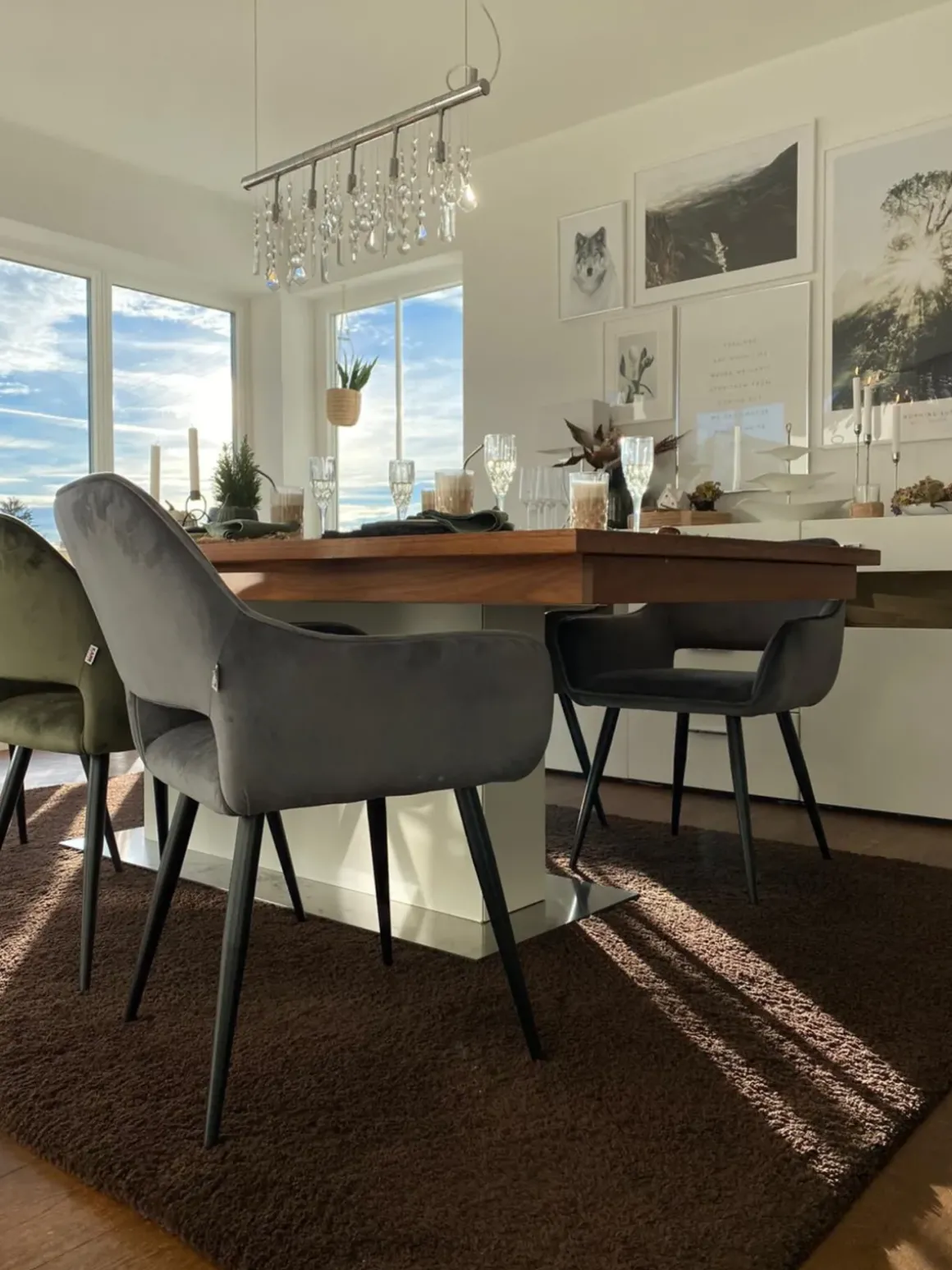 Karmstol San Fransisco - Stol med Armstöd - Grå Sammet/Svart - KARE Design