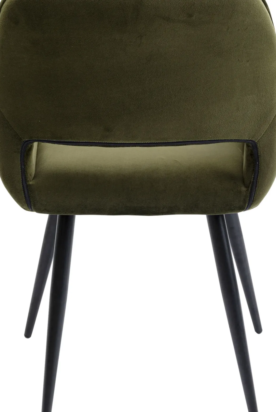 Karmstol San Fransisco - Stol med Armstöd - Mörkgrön Sammet/Svart - KARE Design