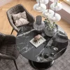 Karmstol Thelma - Stol med Armstöd - Grå/ Svart - KARE Design