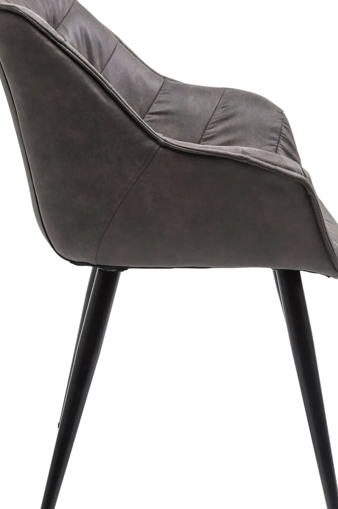 Karmstol Thelma - Stol med Armstöd - Grå/ Svart - KARE Design