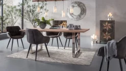 Karmstol Thelma - Stol med Armstöd - Grå/ Svart - KARE Design