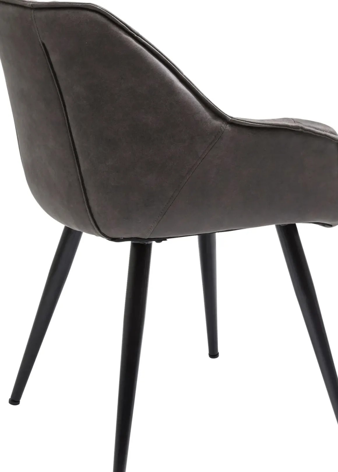 Karmstol Thelma - Stol med Armstöd - Grå/ Svart - KARE Design