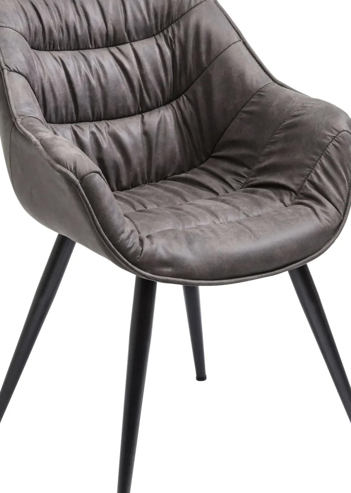 Karmstol Thelma - Stol med Armstöd - Grå/ Svart - KARE Design
