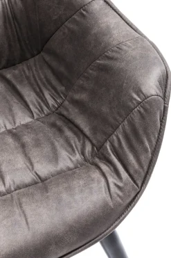 Karmstol Thelma - Stol med Armstöd - Grå/ Svart - KARE Design