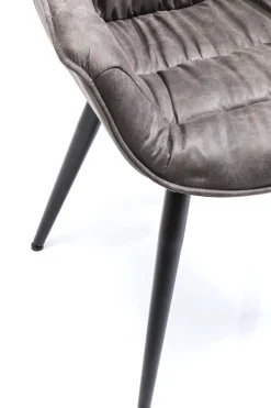 Karmstol Thelma - Stol med Armstöd - Grå/ Svart - KARE Design