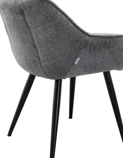 Karmstol Thelma - Stol med armstöd, Melange Grå - KARE Design
